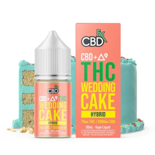 Warning: May cause psychotropic effect* Full spectrum CBD (2000mg) 75mg D9-THC per bottle (hybrid) 50/50 VG/PG ratio 30mL bottle