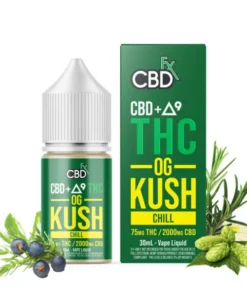 CBD + Delta-9 THC Vape Juice: OG Kush